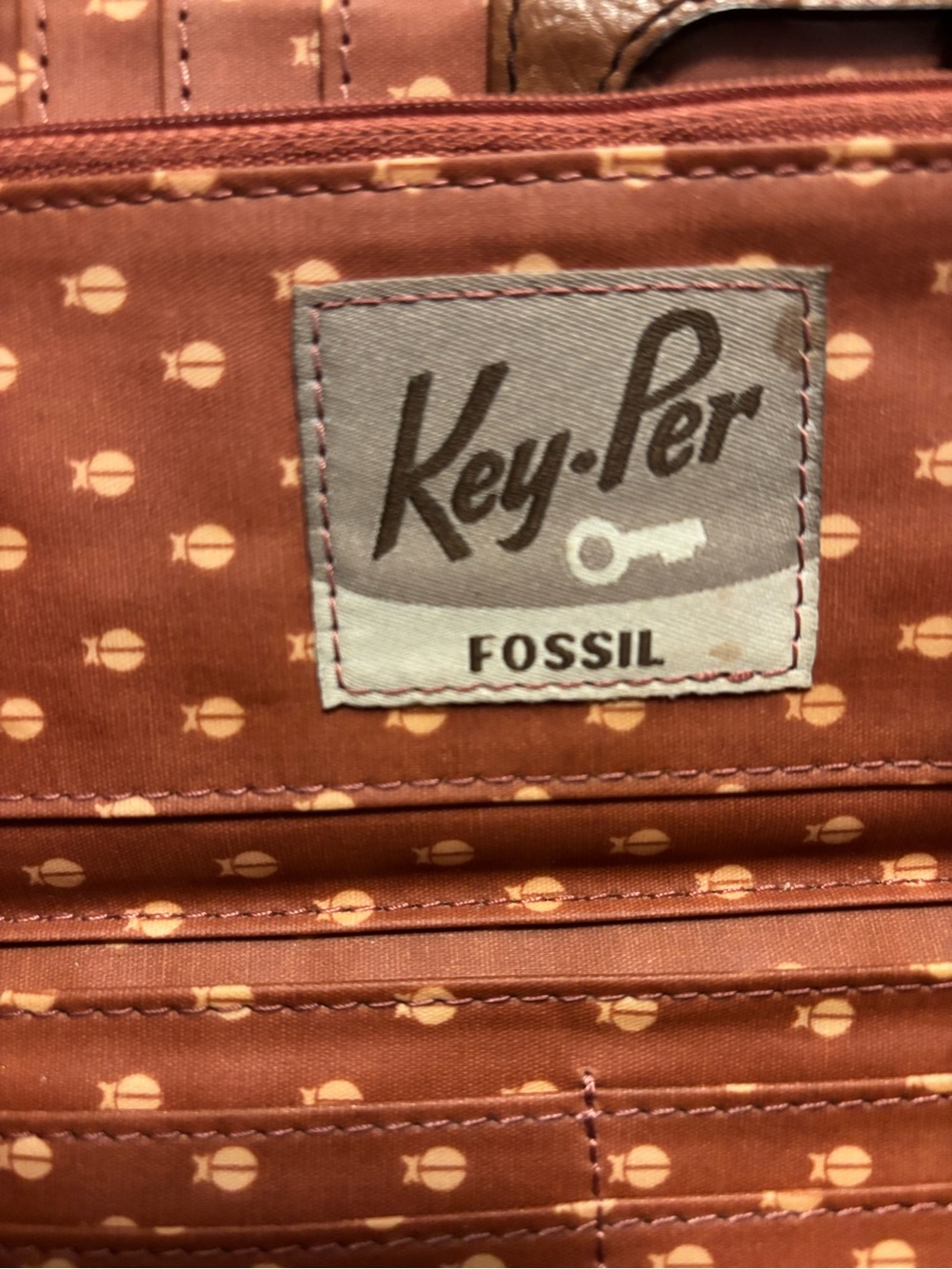 Fossil Wallet w/ matching wallet - Picture 10 of 16